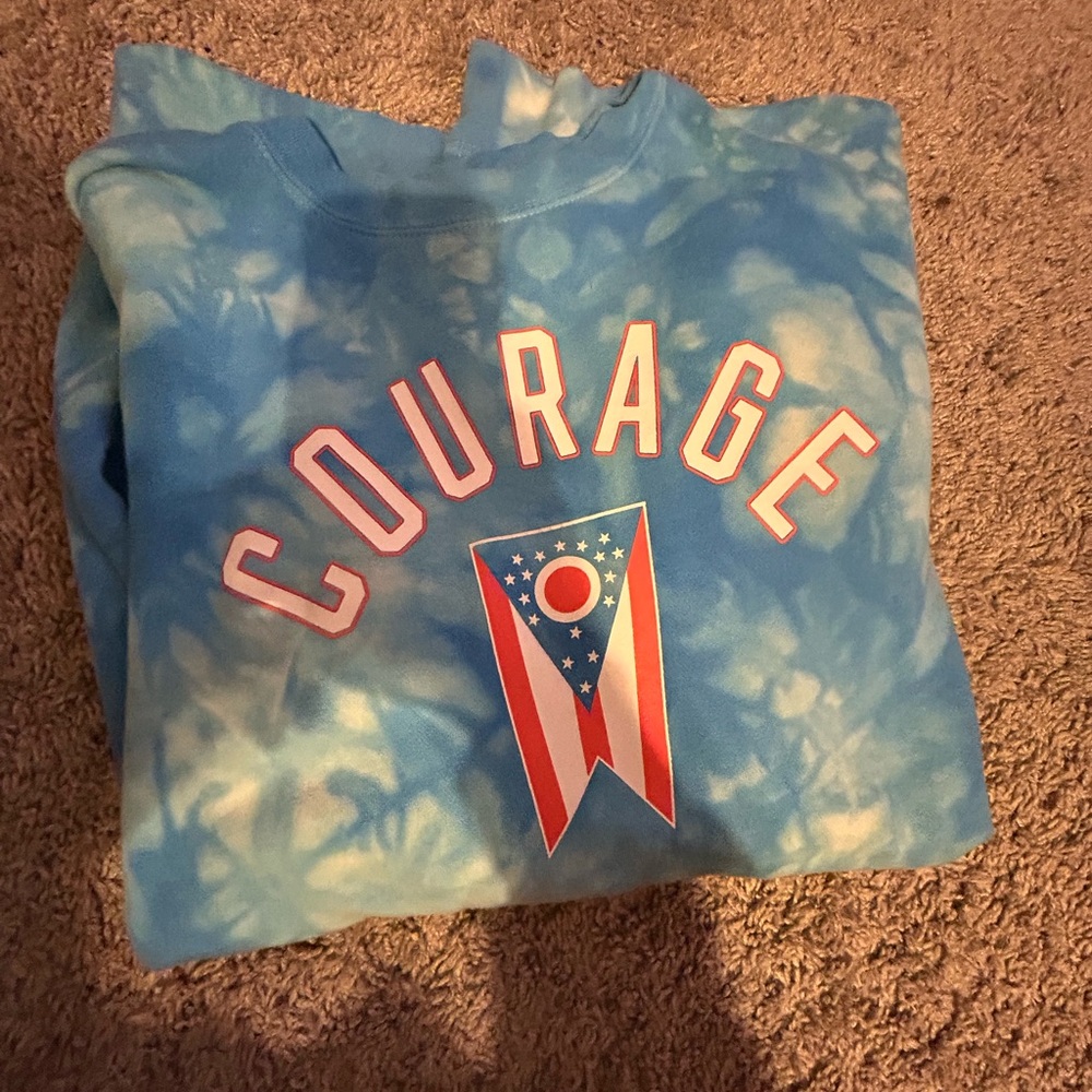 Courage Blue Tie-Dye RUDIS Sweatshirt